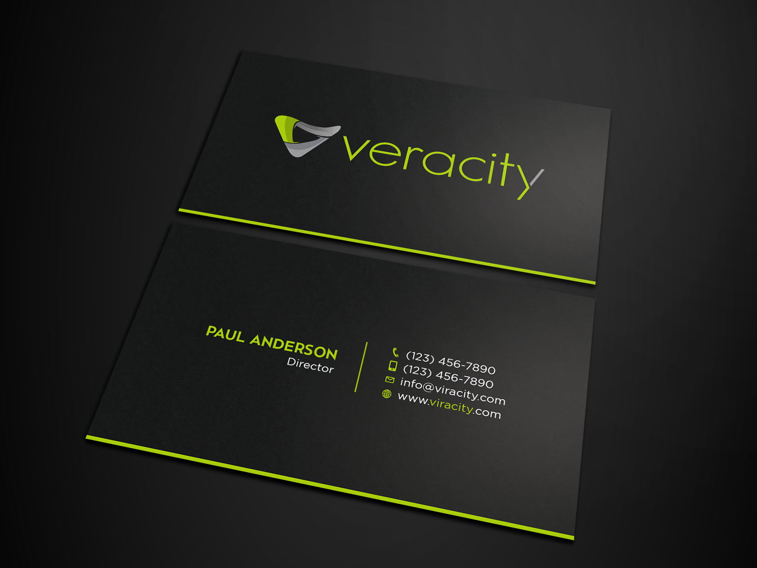 Business Card Design by Tripti Ranjan Gain for veracity | Design #23422614