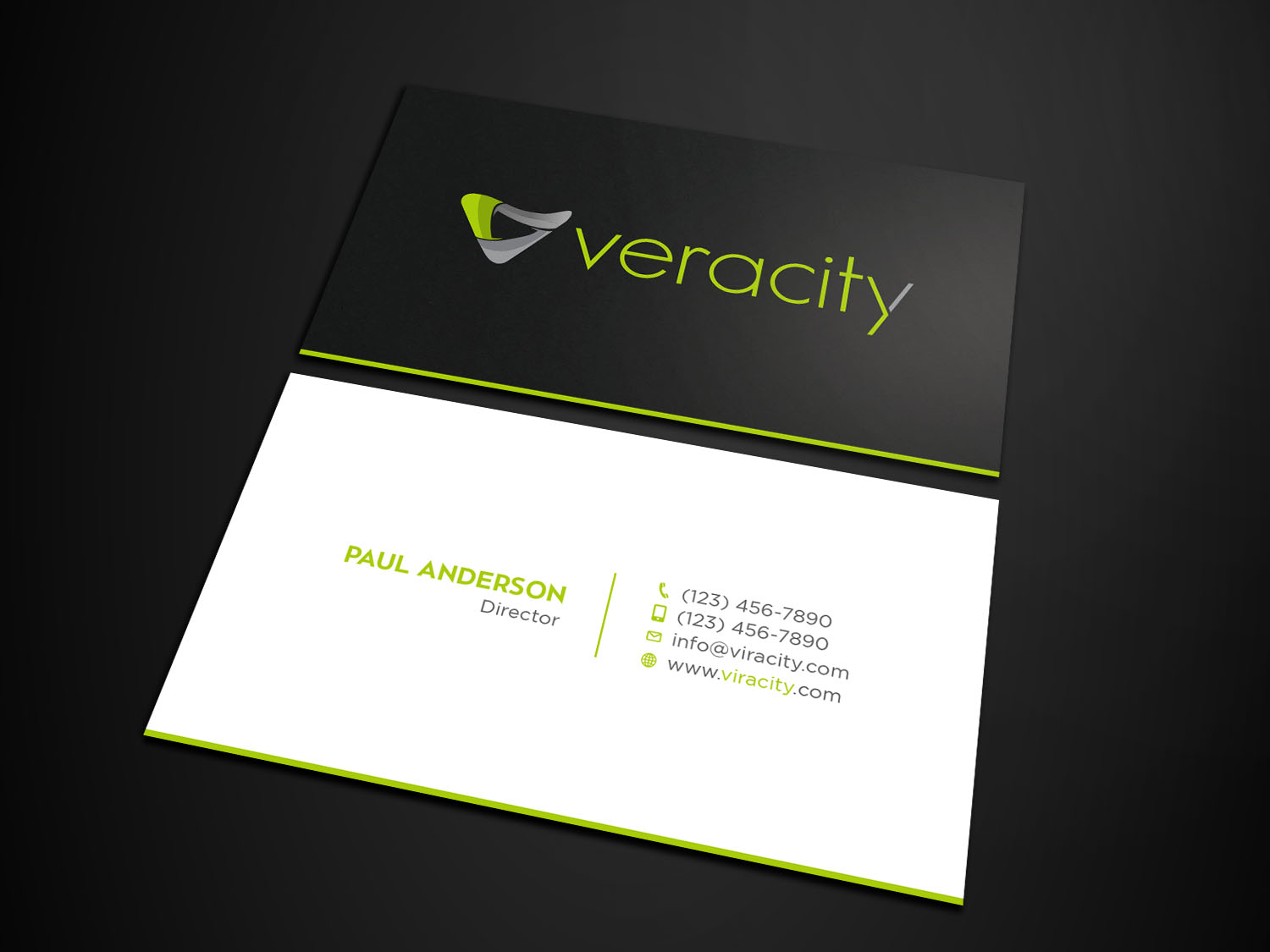 Business Card Design by Tripti Ranjan Gain for veracity | Design #23422615