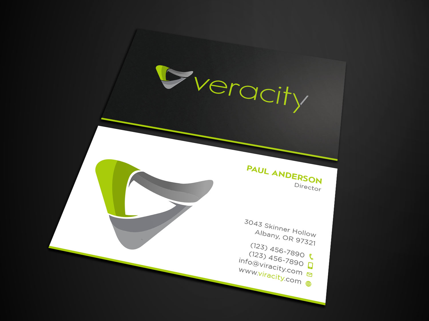 Business Card Design by Tripti Ranjan Gain for veracity | Design #23422618