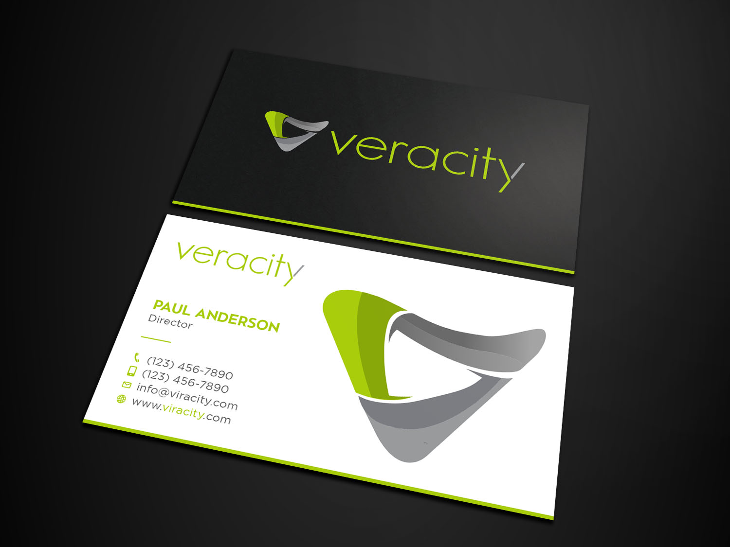 Business Card Design by Tripti Ranjan Gain for veracity | Design #23422619