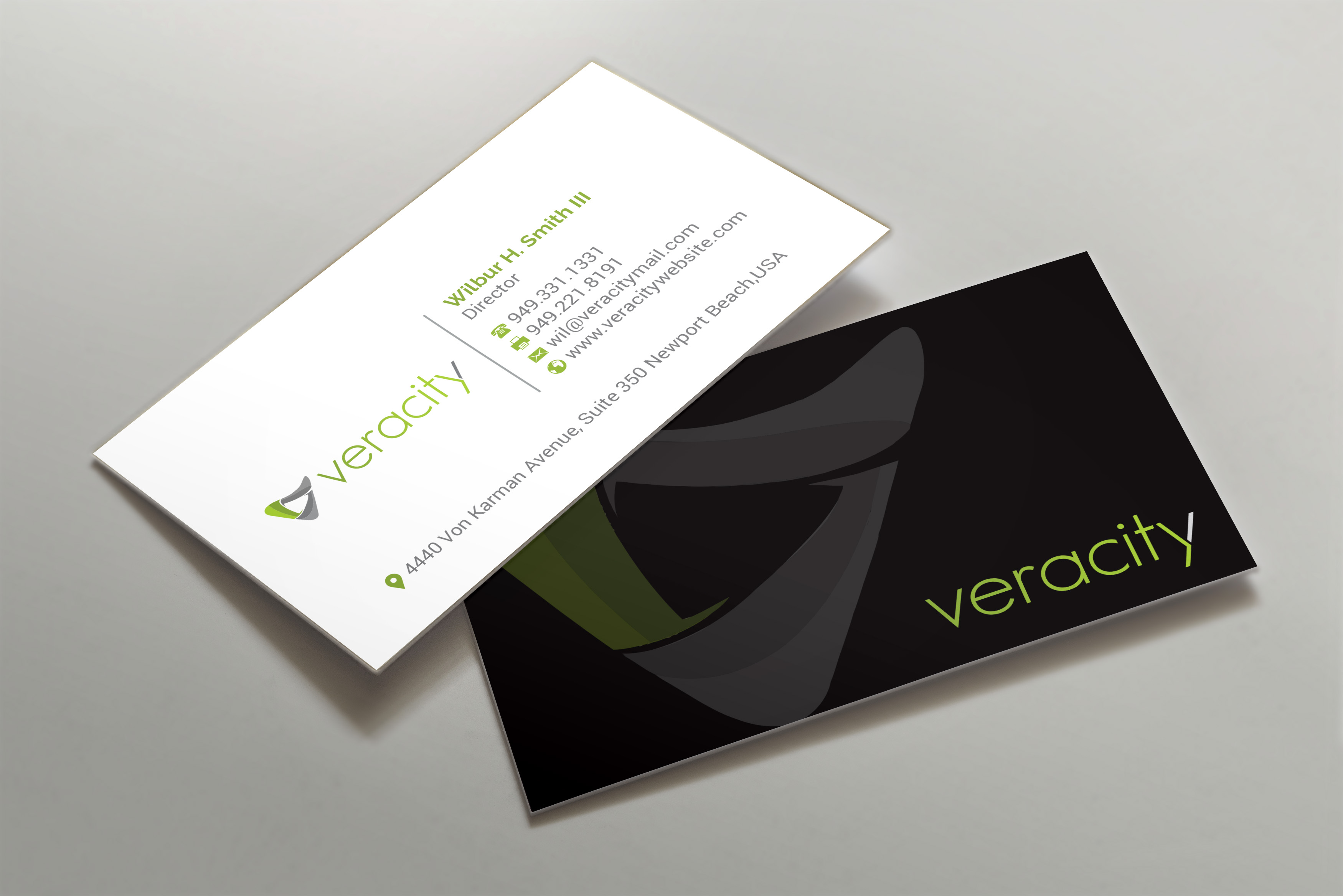 Business Card Design by R.design for veracity | Design #23419617