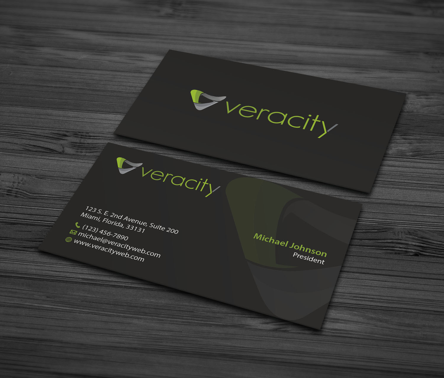 Diseño de Tarjeta de Presentación por MDesign para veracity | Diseño #23434119