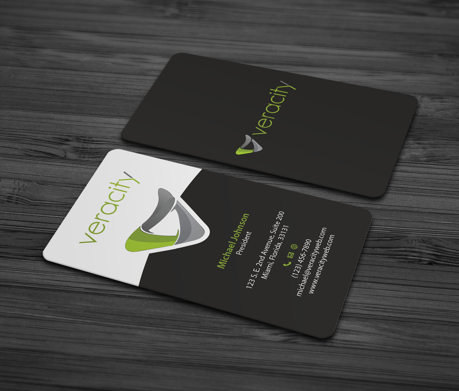 Business Card Design by MDesign for veracity | Design #23434121