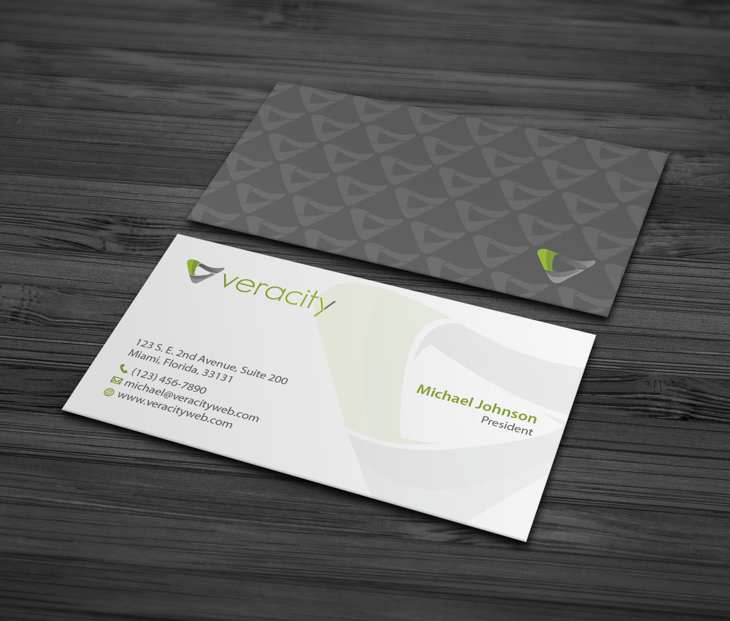 Business Card Design by MDesign for veracity | Design #23445651