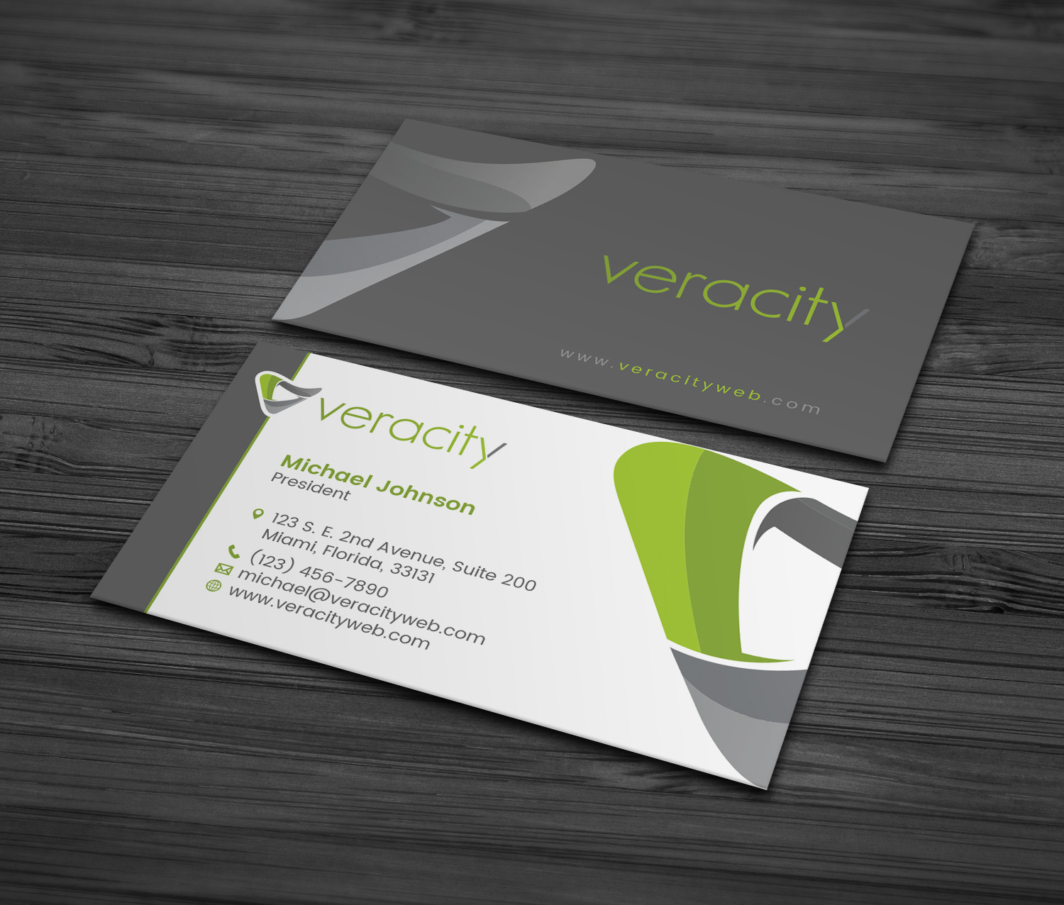 Diseño de Tarjeta de Presentación por MDesign para veracity | Diseño #23453199