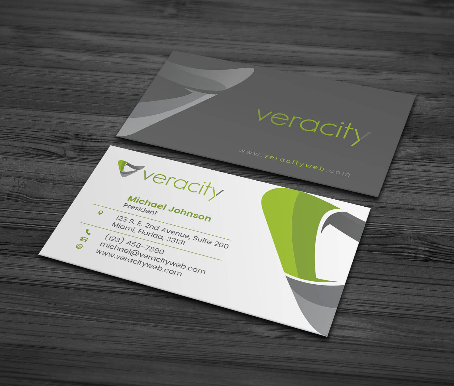 Diseño de Tarjeta de Presentación por MDesign para veracity | Diseño #23499347