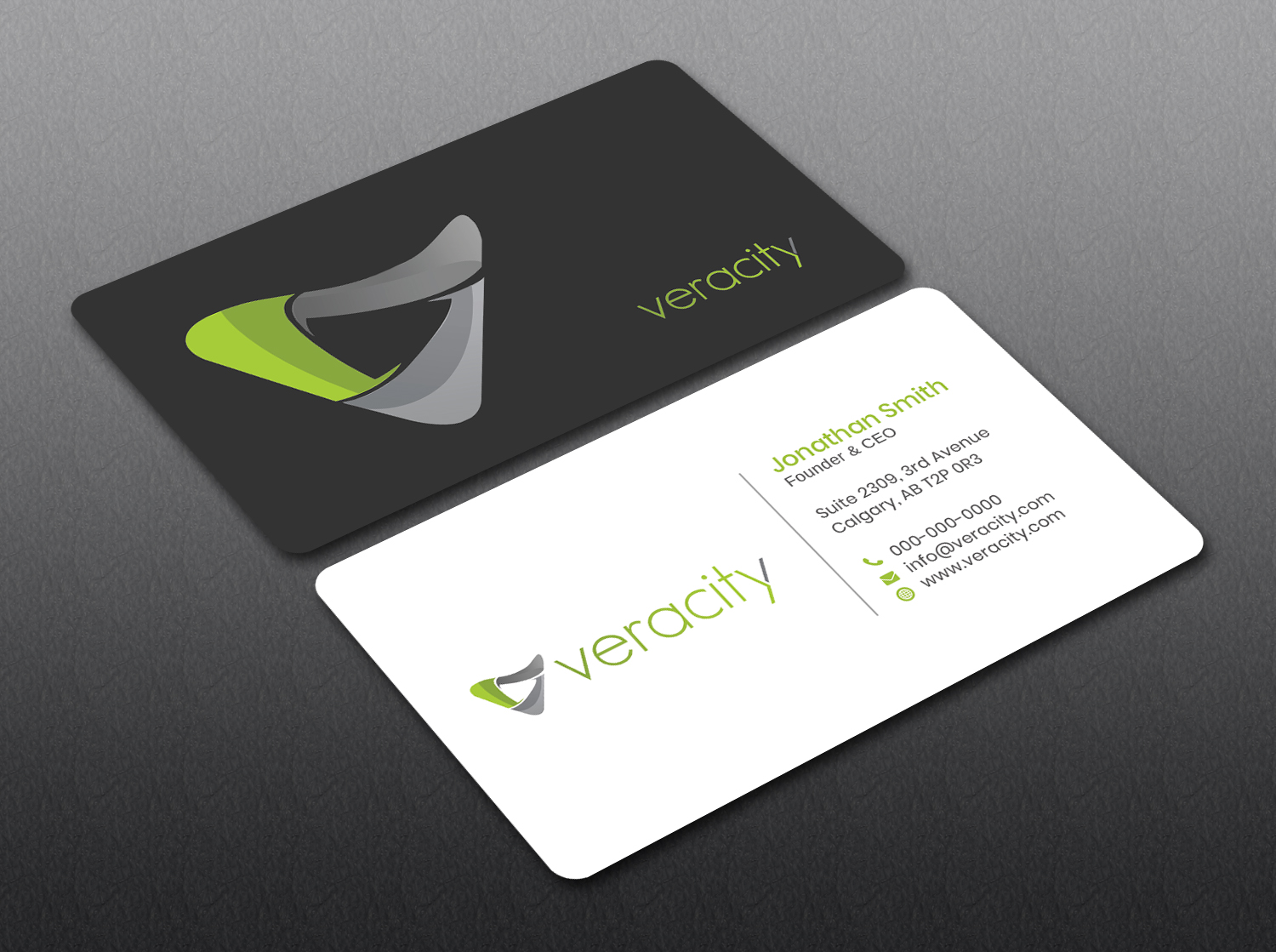 Design de Carte de Visite par Bold Pixels pour veracity | Design #23424016