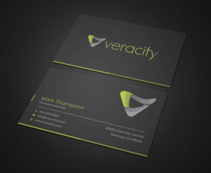 Business Card Design by Bold Pixels for veracity | Design: #23424207
