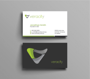Business Card Design by Bold Pixels for veracity | Design: #23424607