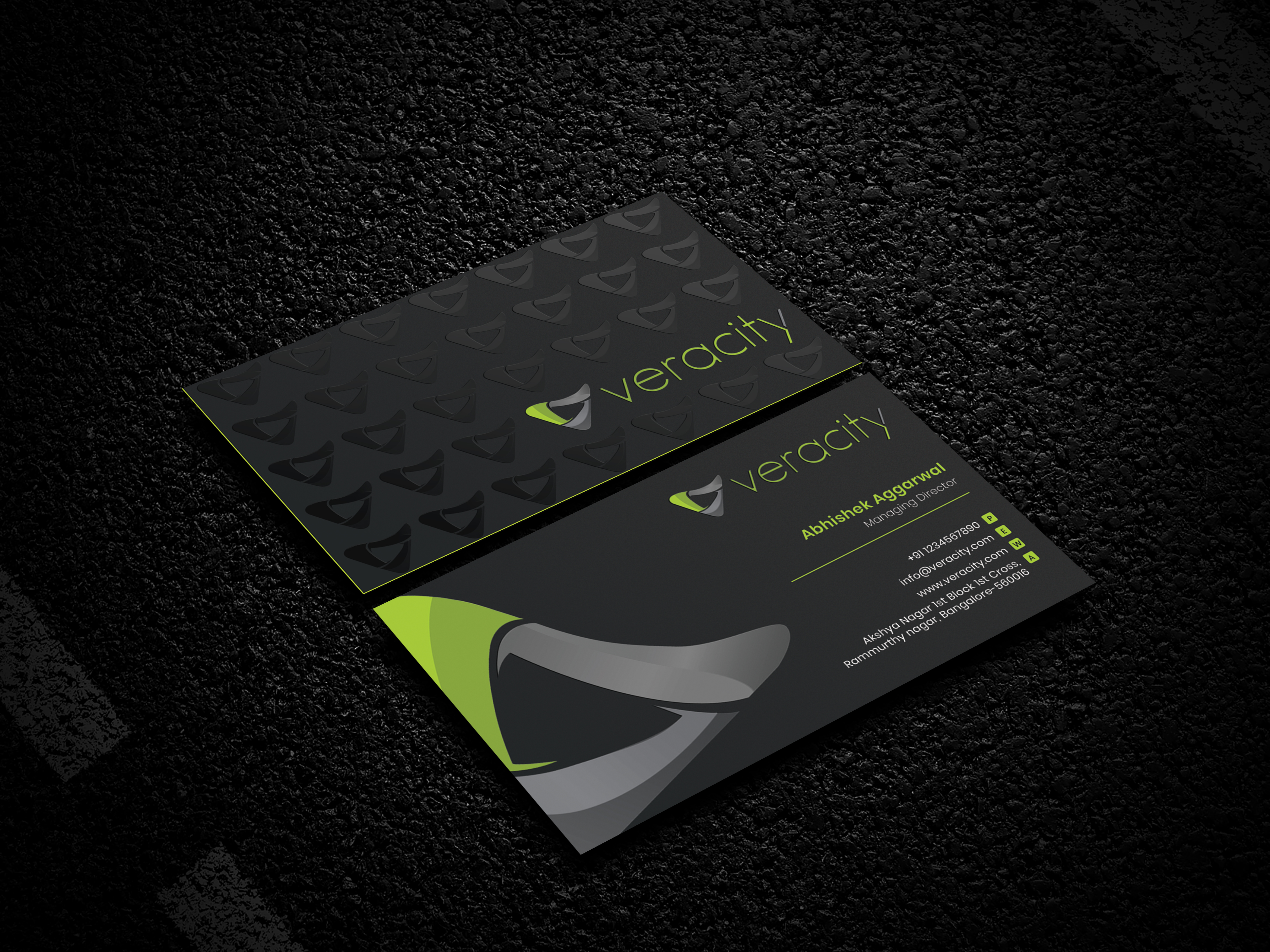 Visitenkarten-Design von Soma.Debnath für veracity | Design #23446319