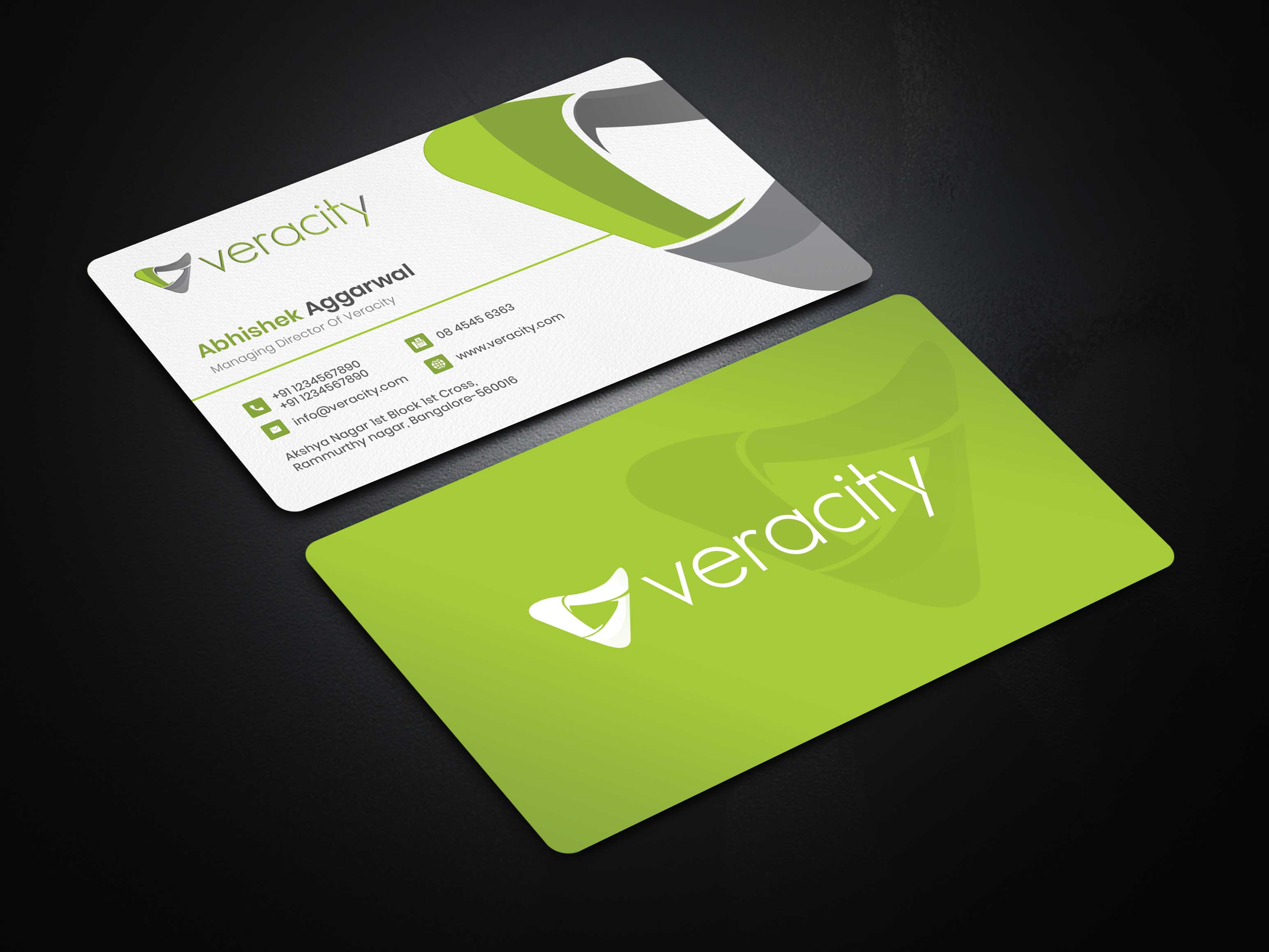 Design de Carte de Visite par Soma.Debnath pour veracity | Design #23454309