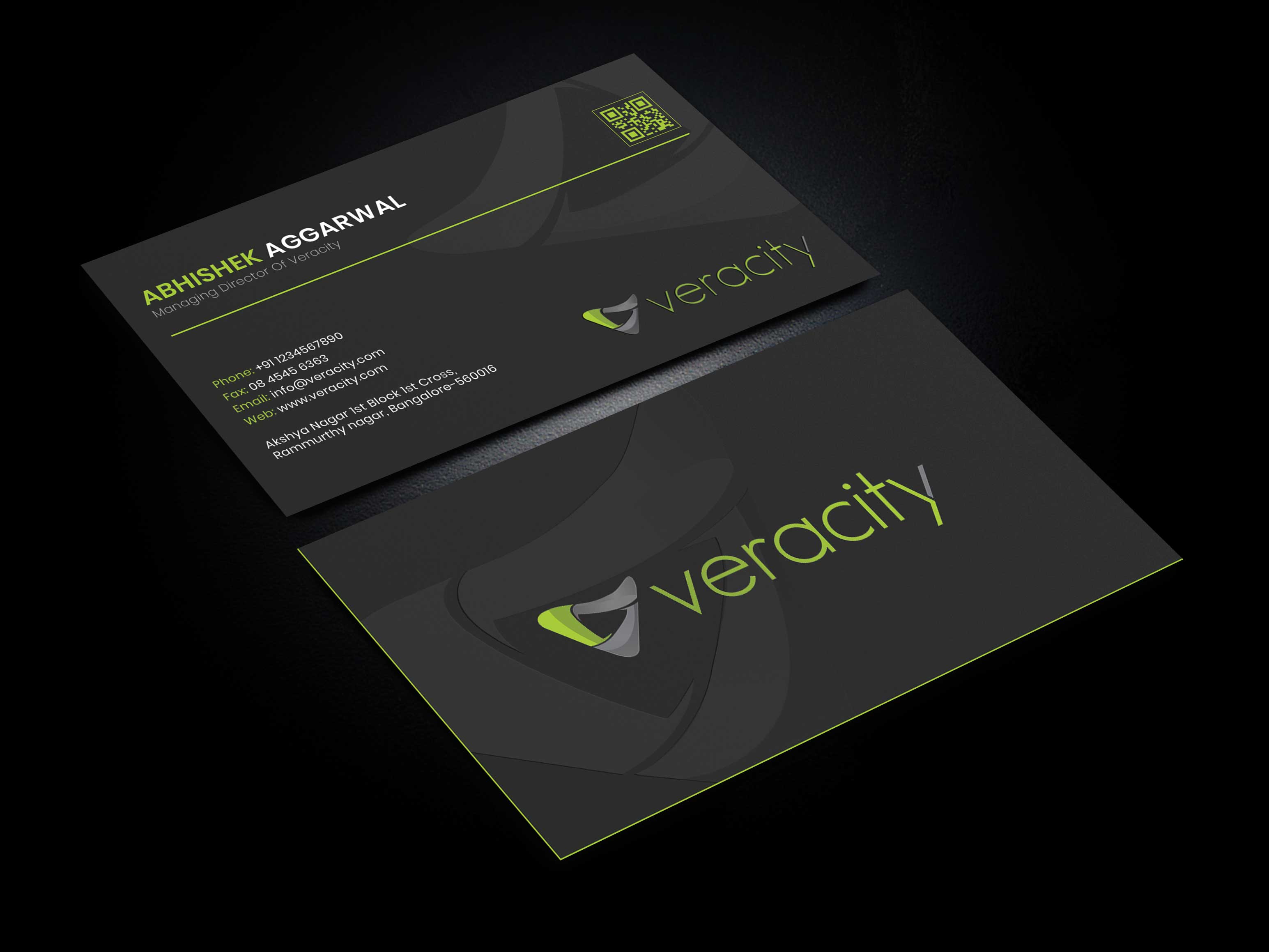 Design de Carte de Visite par Soma.Debnath pour veracity | Design #23454641