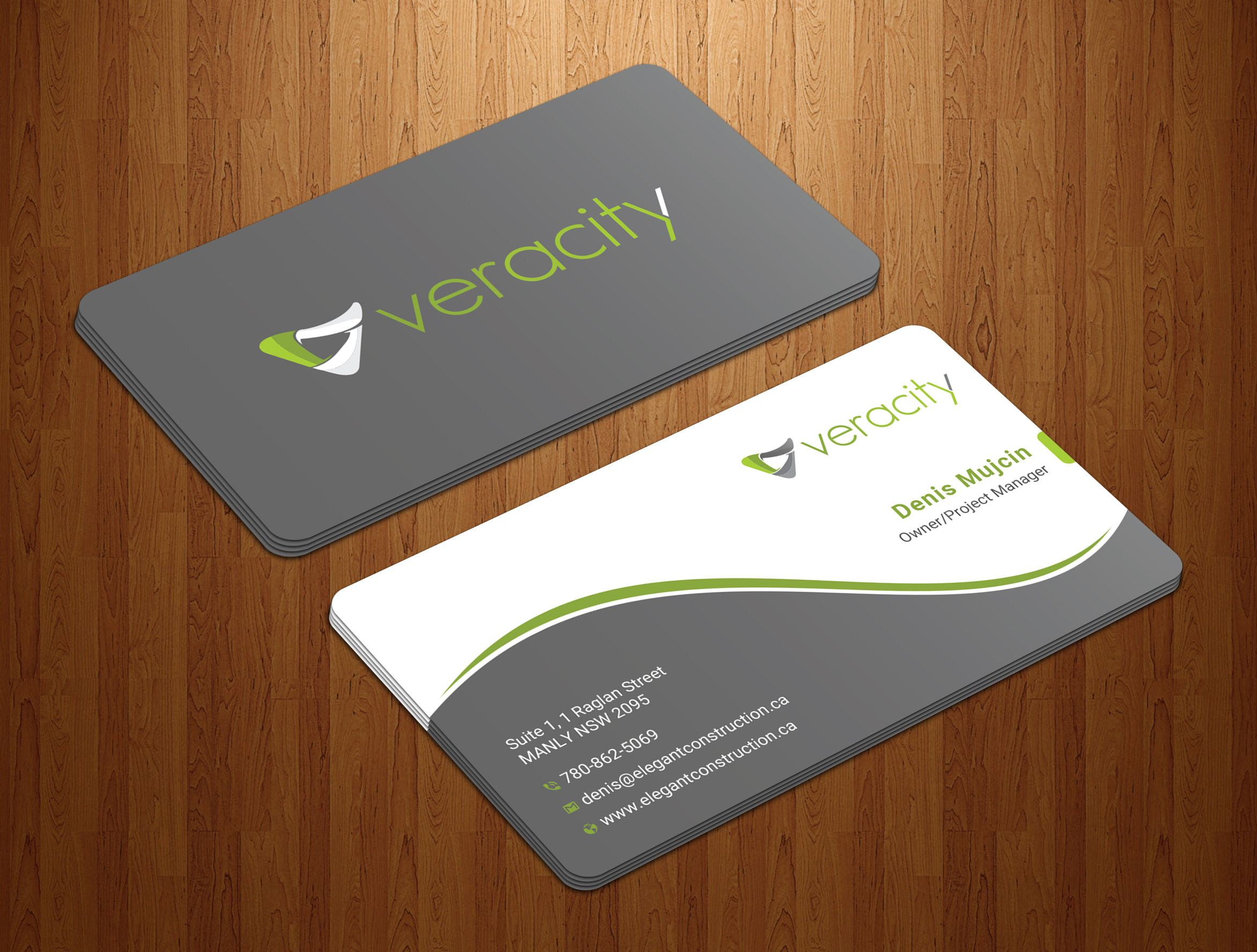 Business Card Design by Uttom 2 for veracity | Design #23418961