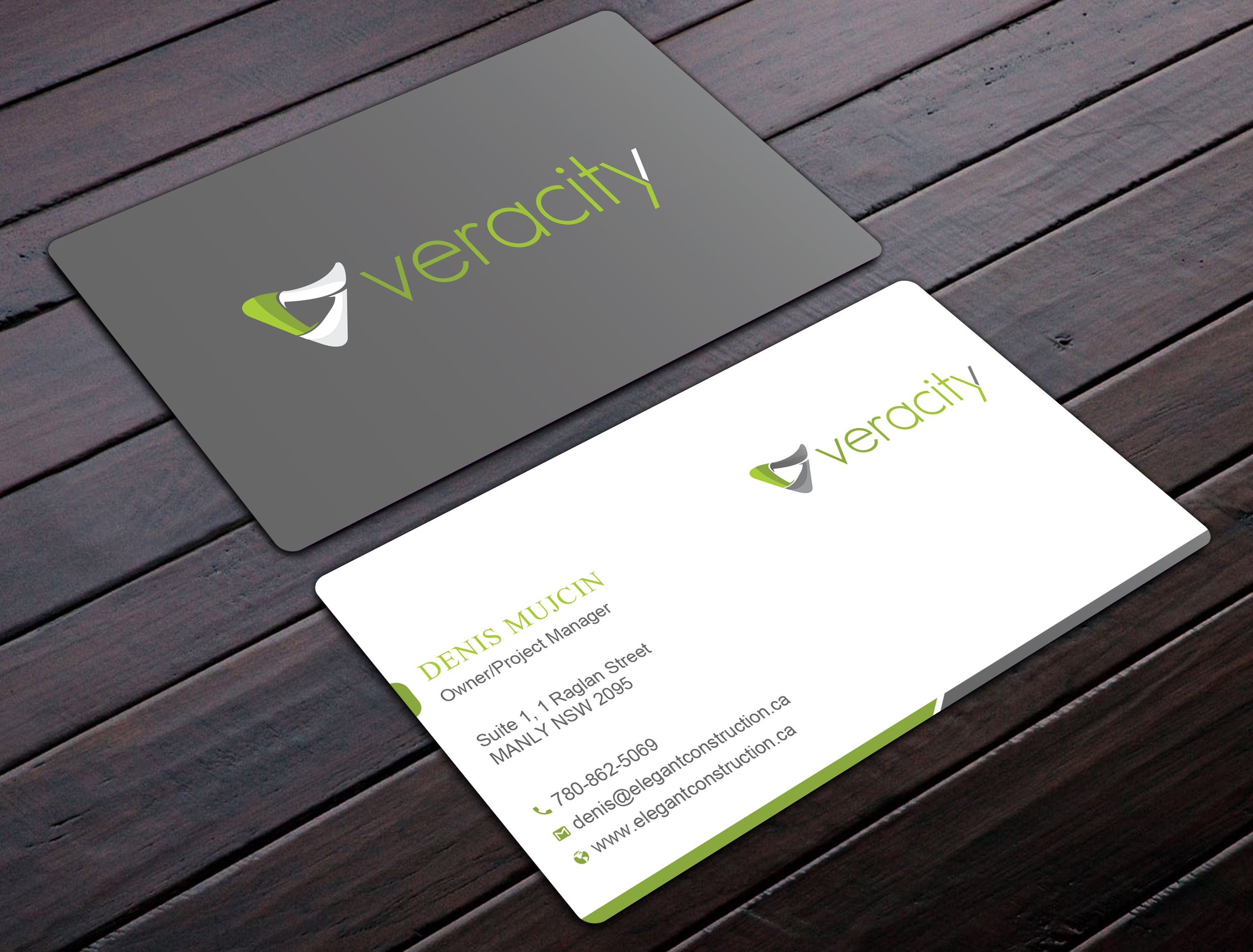 Business Card Design by Uttom 2 for veracity | Design #23418986