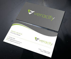 Business Card Design by Uttom 2 for veracity | Design: #23418988
