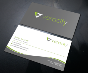 Business Card Design by Uttom 2 for veracity | Design: #23418991