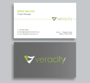 Business Card Design by Uttom 2 for veracity | Design: #23431075