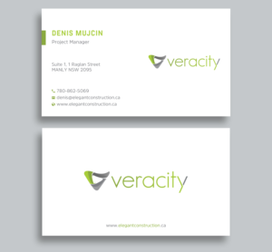 Business Card Design by Uttom 2 for veracity | Design: #23431077