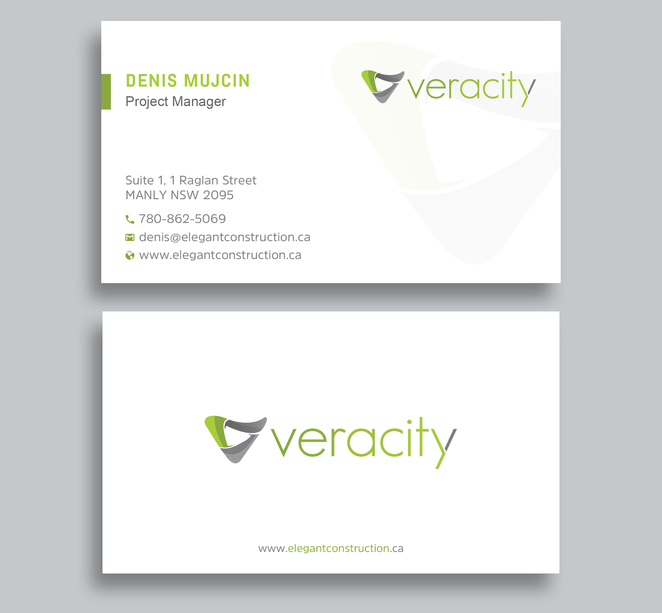 Business Card Design by Uttom 2 for veracity | Design #23431082