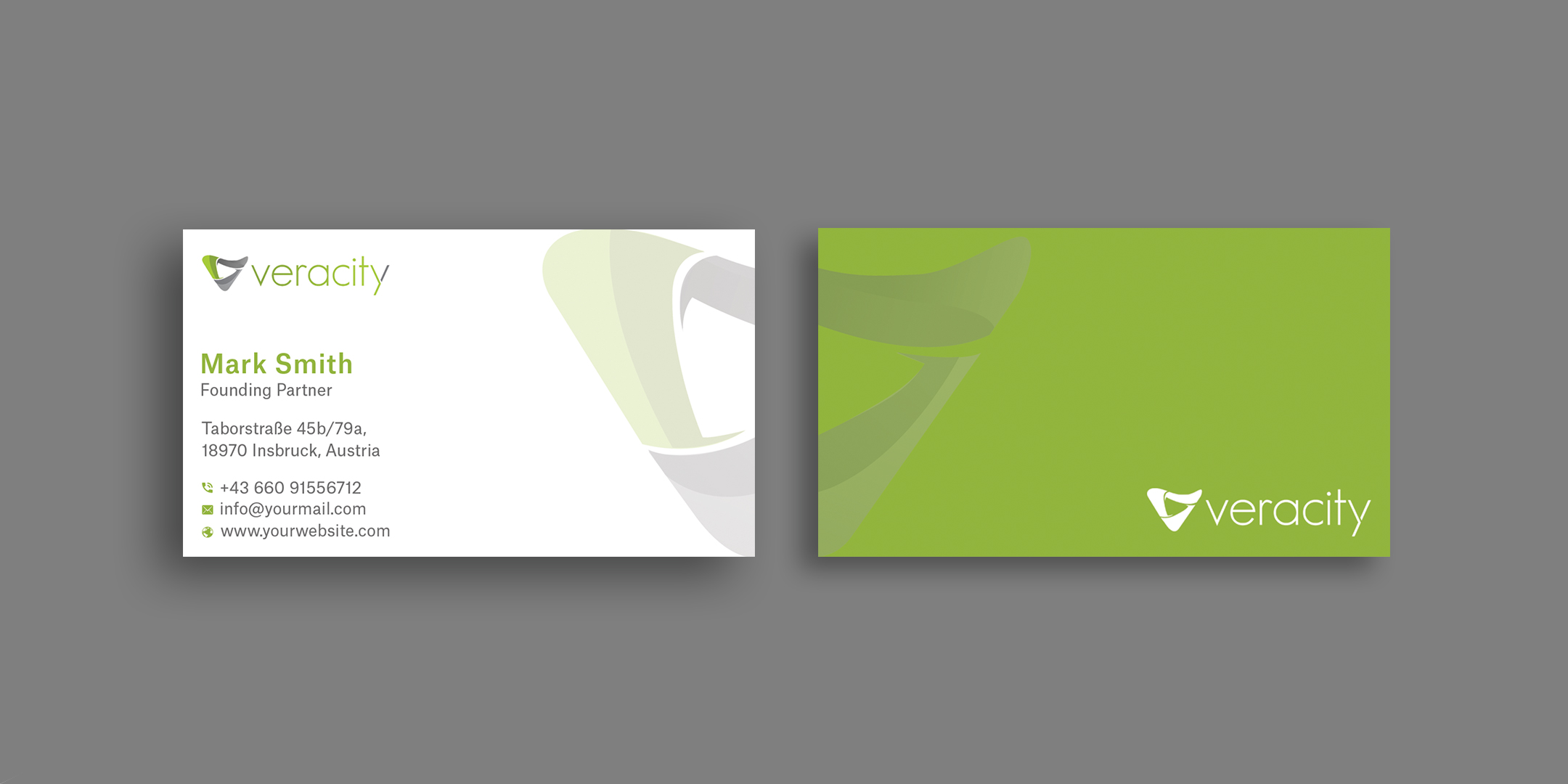 Business Card Design by Krishno for veracity | Design #23421363
