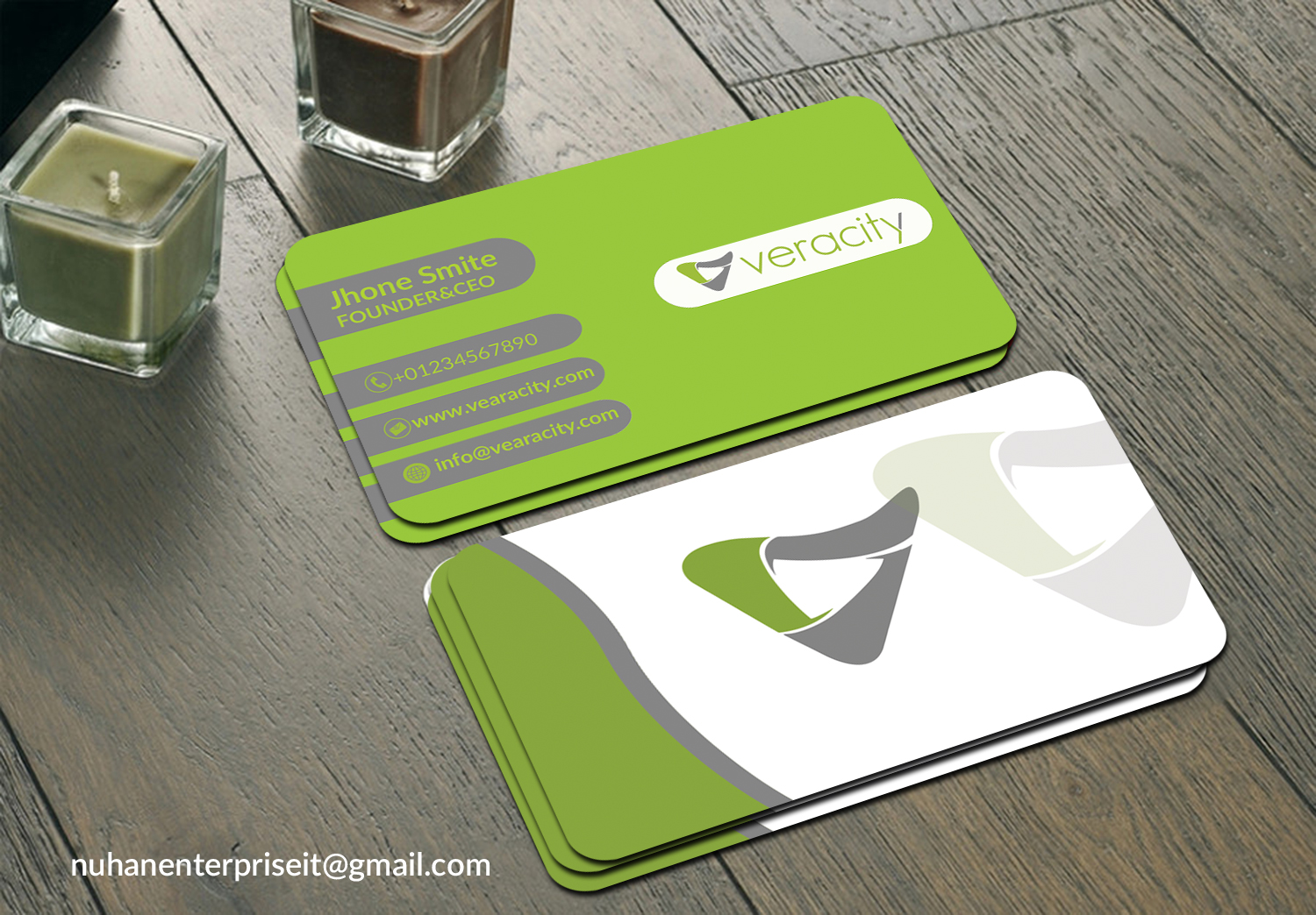 Design de Carte de Visite par Graphics Design Help pour veracity | Design #23438714
