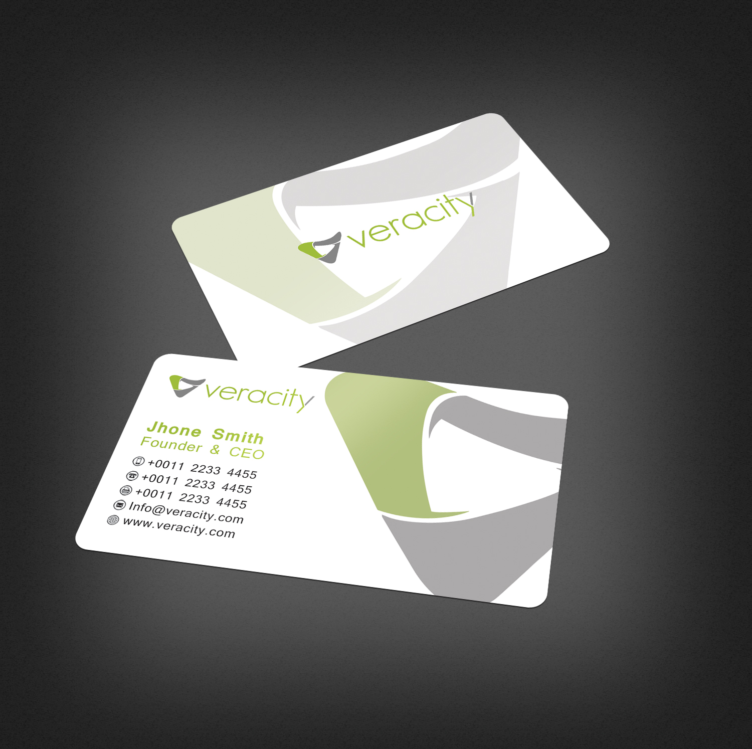 Design de Carte de Visite par Graphics Design Help pour veracity | Design #23438715