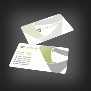 Business Card Design by Graphics Design Help for veracity | Design: #23438715