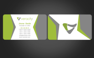 Business Card Design by Graphics Design Help for veracity | Design: #23438717