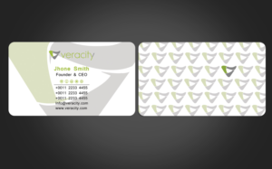 Business Card Design by Graphics Design Help for veracity | Design: #23438729