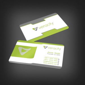 Business Card Design by Graphics Design Help for veracity | Design: #23438742