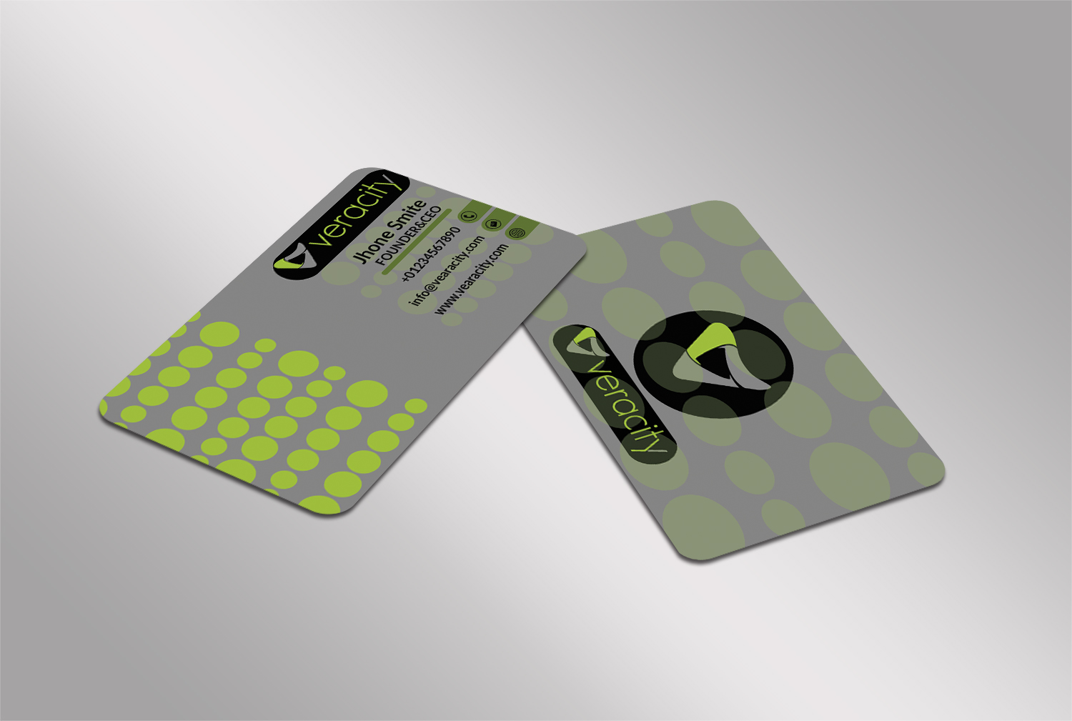 Business Card Design by Graphics Design Help for veracity | Design #23438746