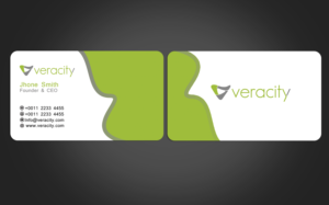Business Card Design by Graphics Design Help for veracity | Design: #23438747
