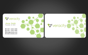 Business Card Design by Graphics Design Help for veracity | Design: #23438751