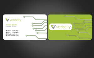 Business Card Design by Graphics Design Help for veracity | Design: #23438752