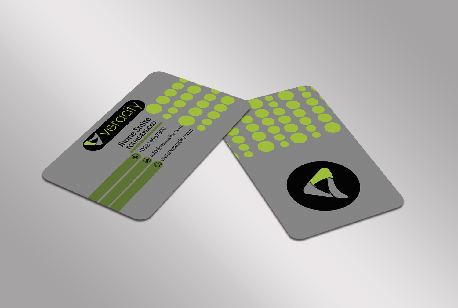 Design de Carte de Visite par Graphics Design Help pour veracity | Design #23438753