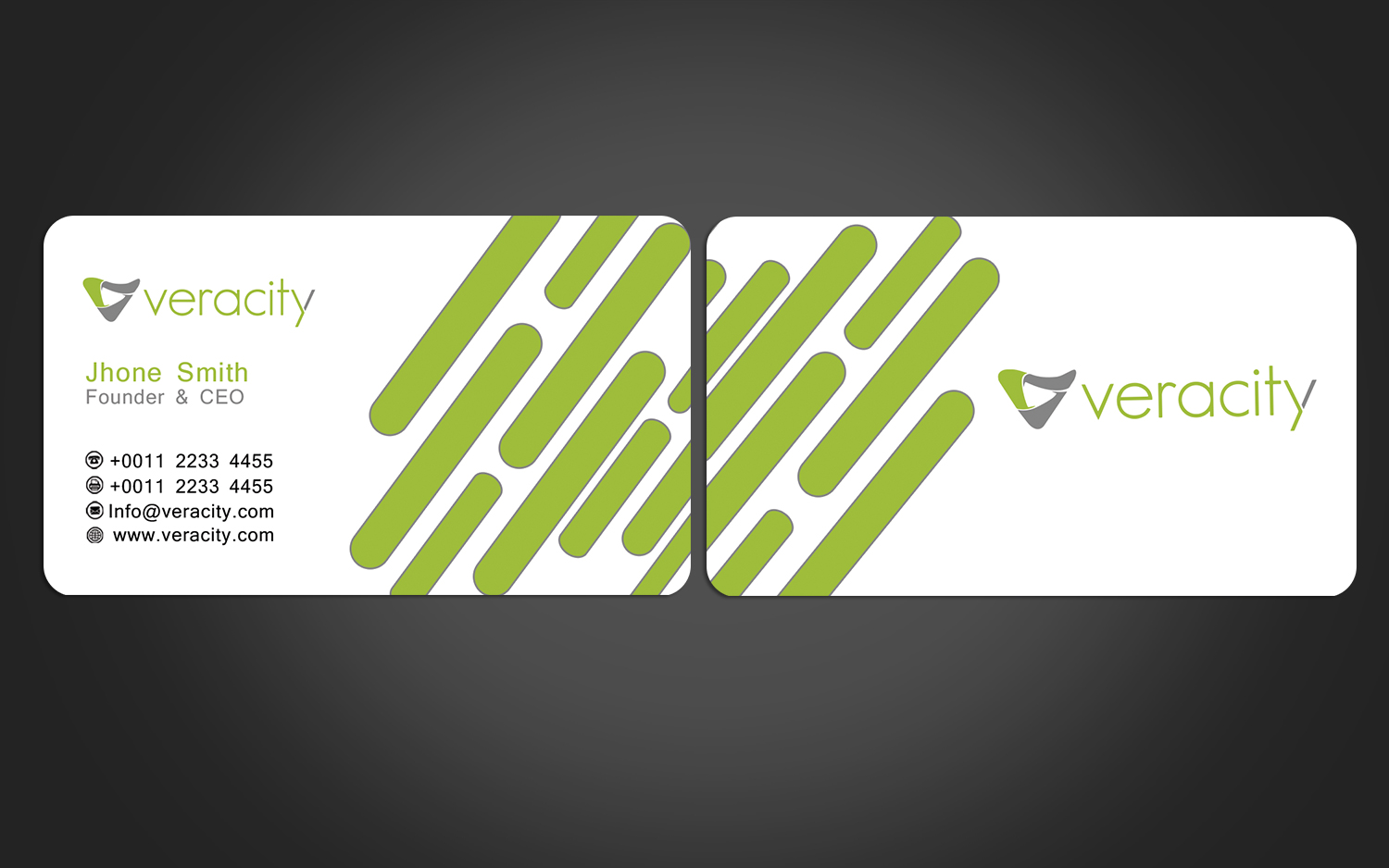 Business Card Design by Graphics Design Help for veracity | Design #23438760