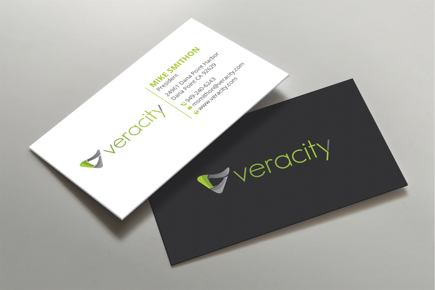 Business Card Design by DesignShout for veracity | Design #23425158