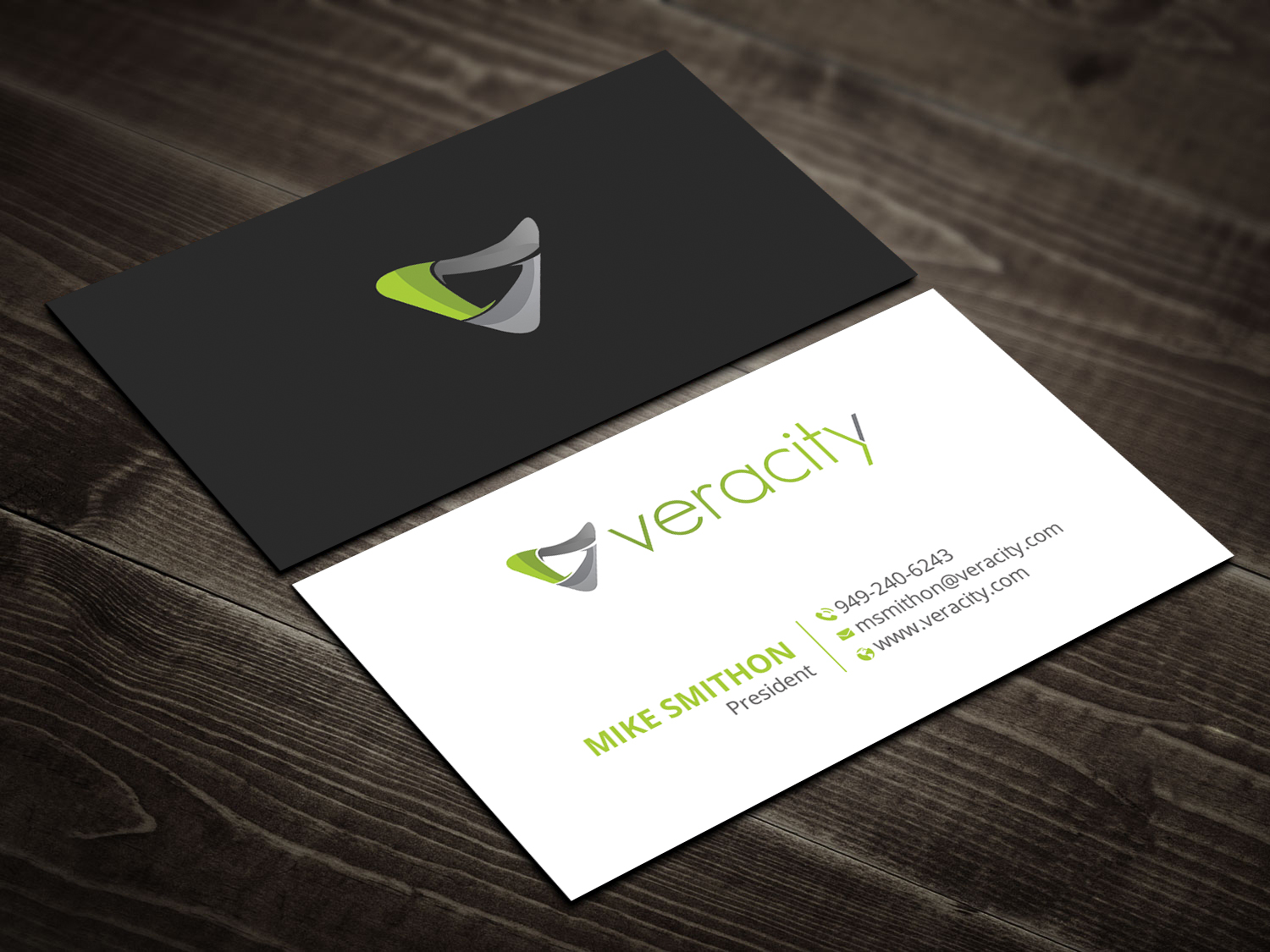 Business Card Design by DesignShout for veracity | Design #23425170