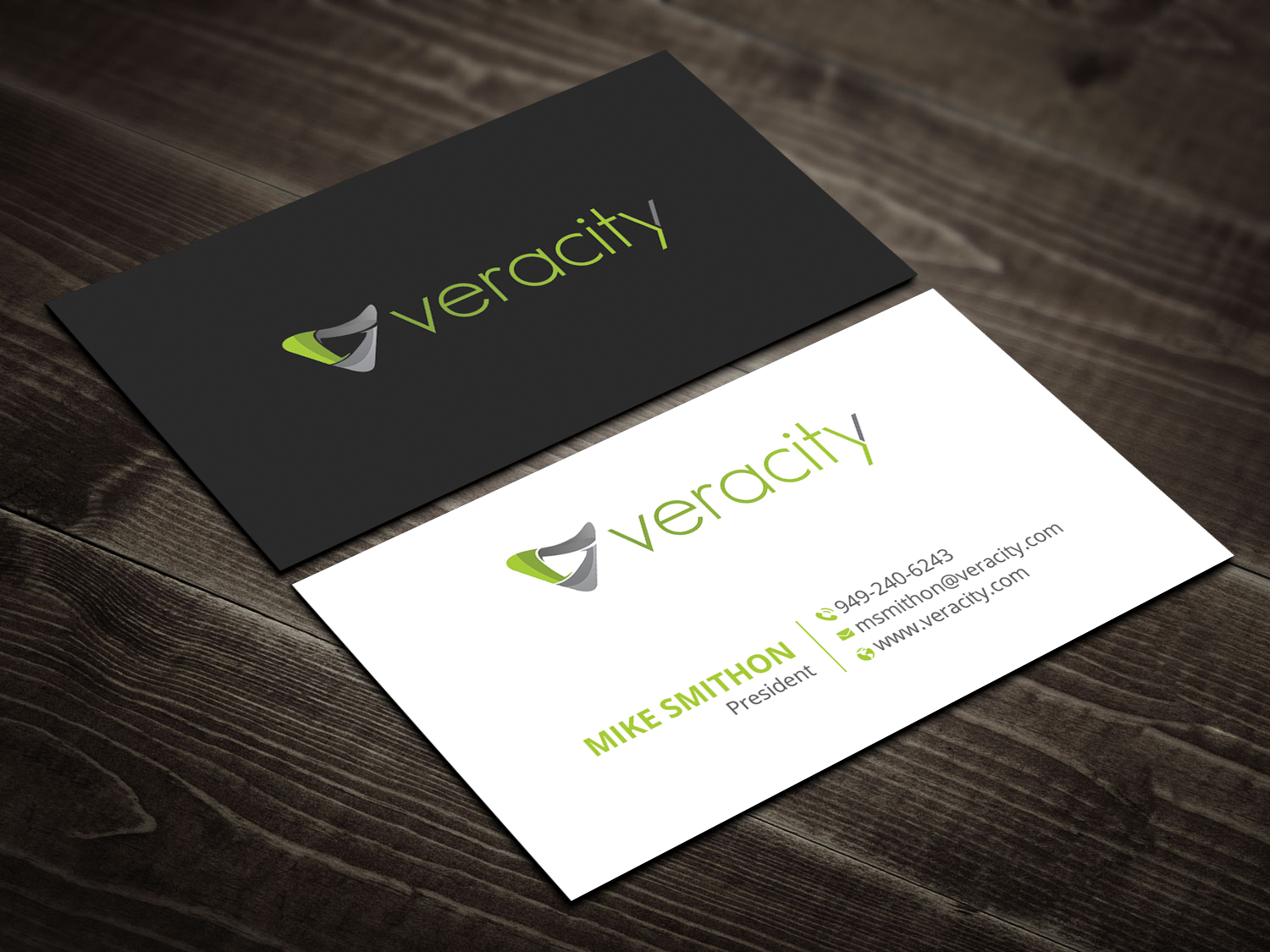 Business Card Design by DesignShout for veracity | Design #23425171