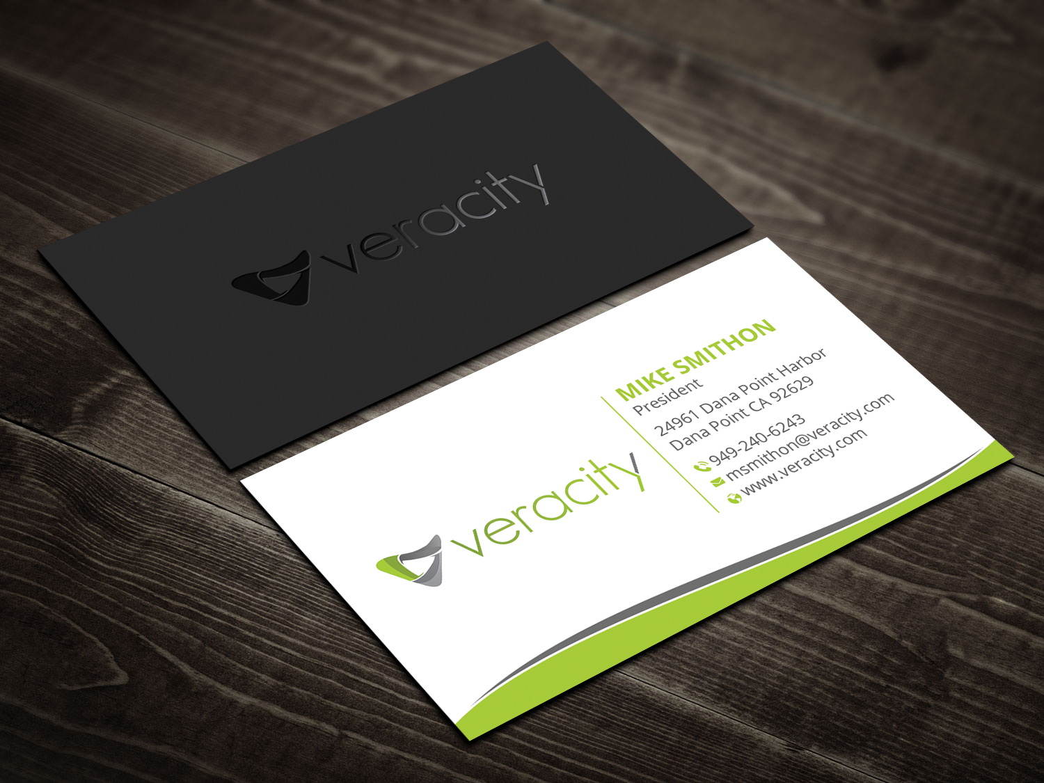 Business Card Design by DesignShout for veracity | Design #23425249