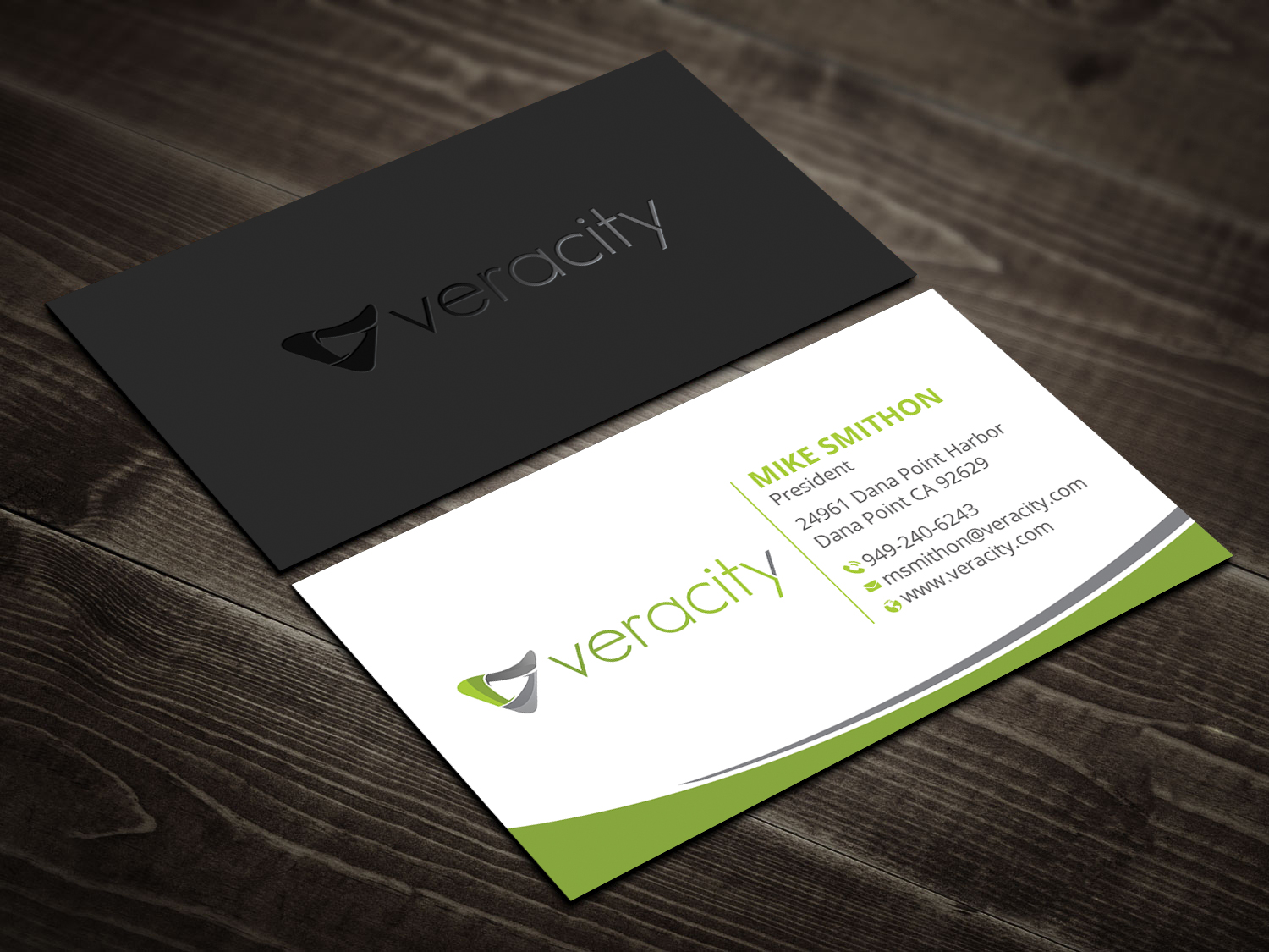 Business Card Design by DesignShout for veracity | Design #23425250