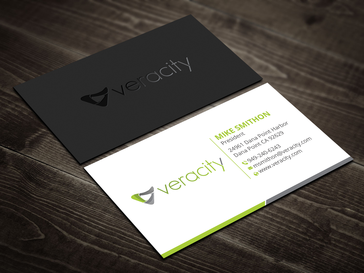 Business Card Design by DesignShout for veracity | Design #23425252
