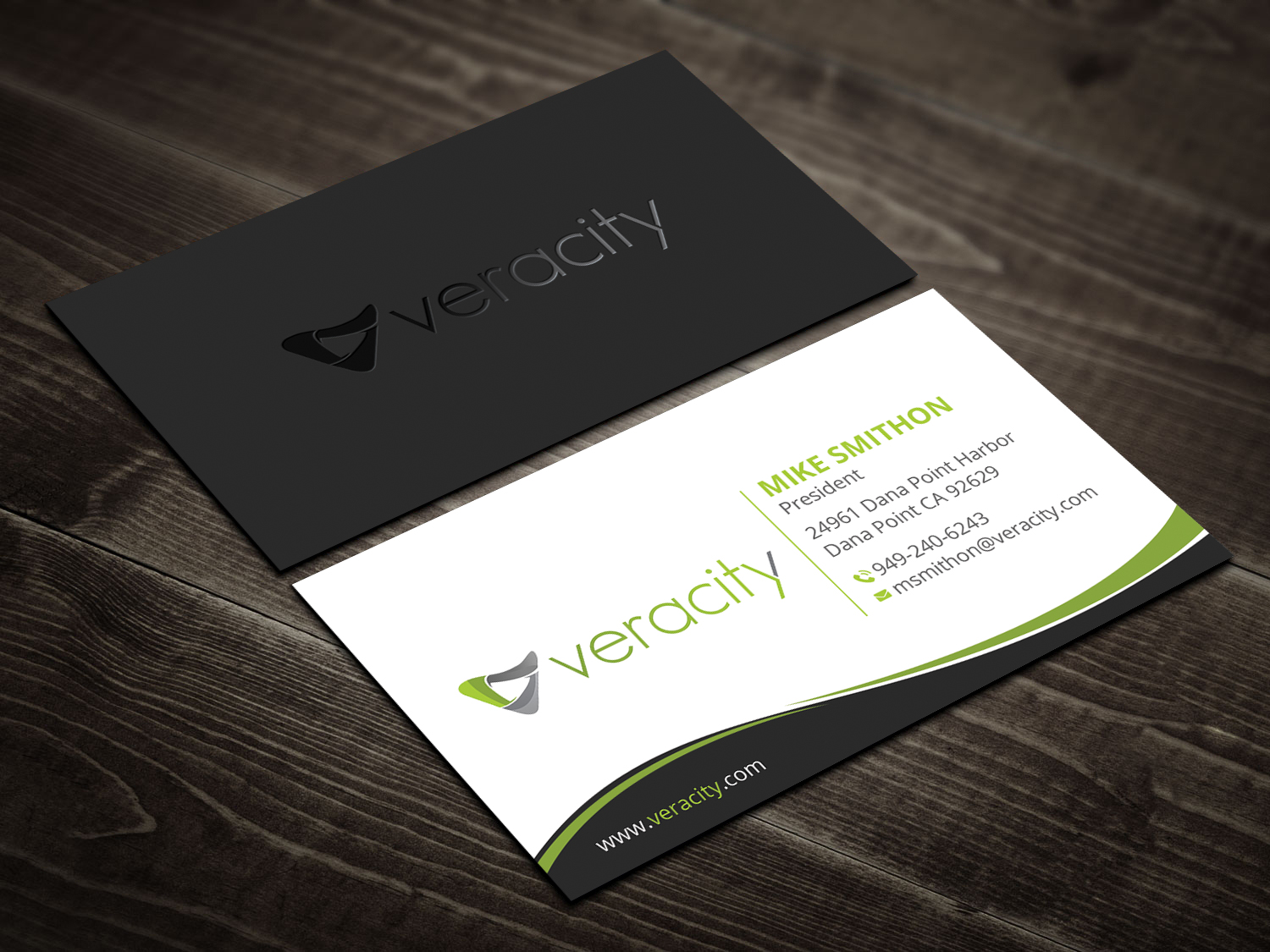 Business Card Design by DesignShout for veracity | Design #23425436