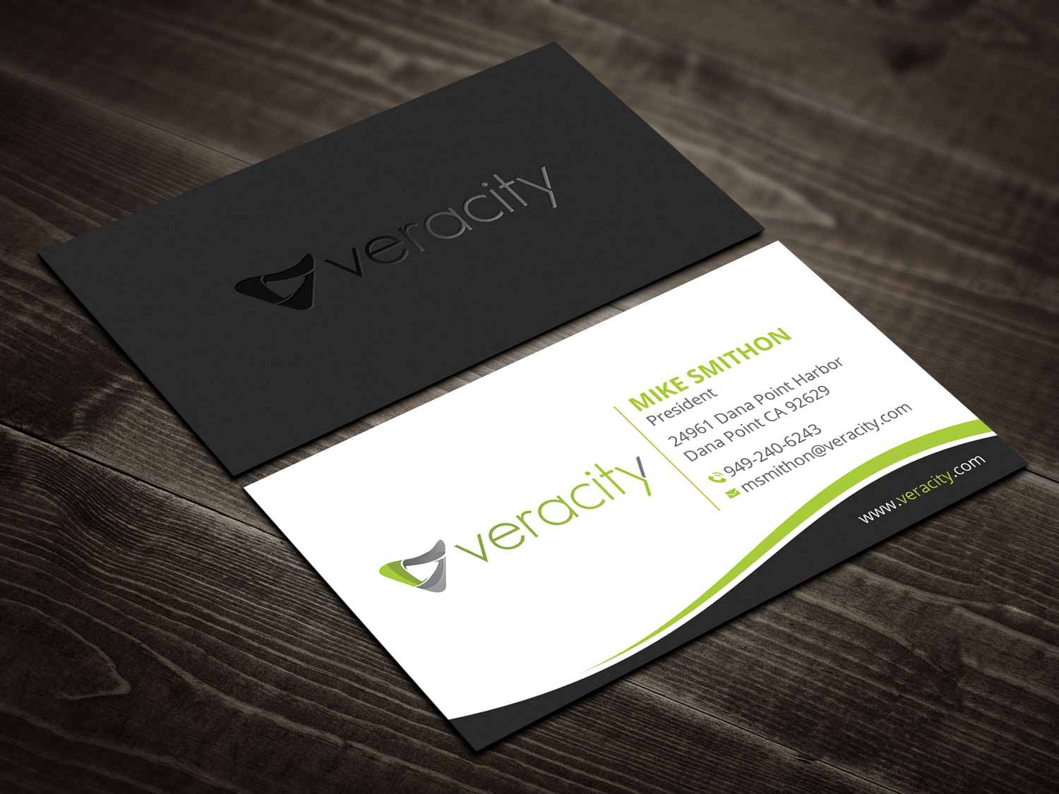 Business Card Design by DesignShout for veracity | Design #23425437