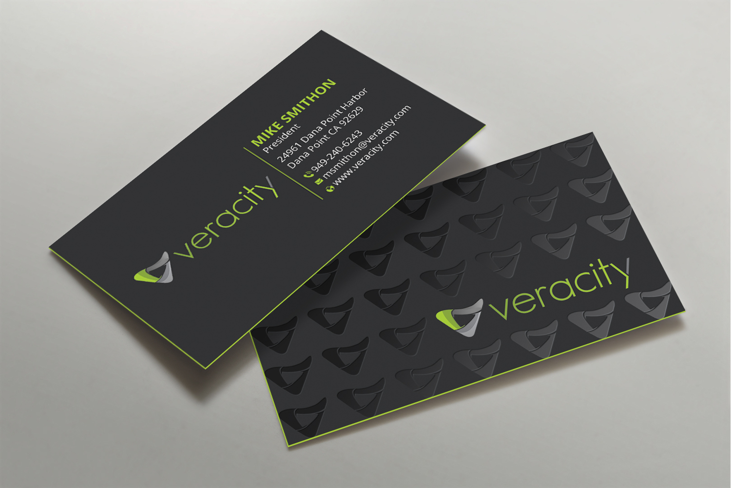 Business Card Design by DesignShout for veracity | Design #23425487