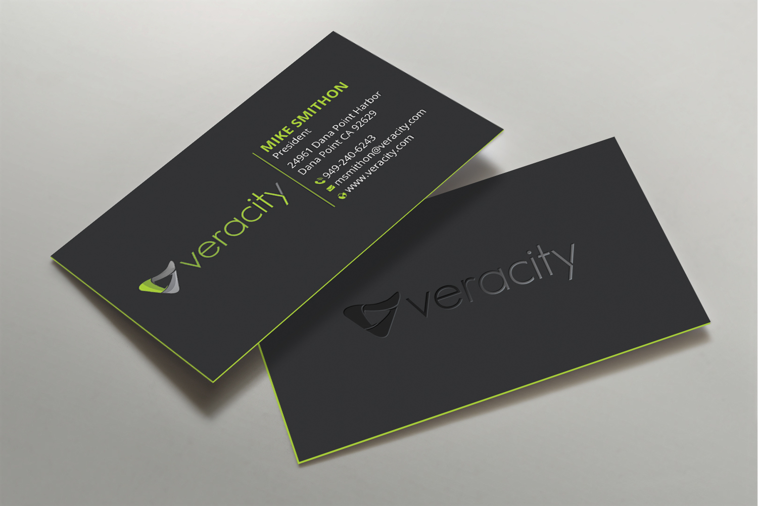 Business Card Design by DesignShout for veracity | Design #23425488