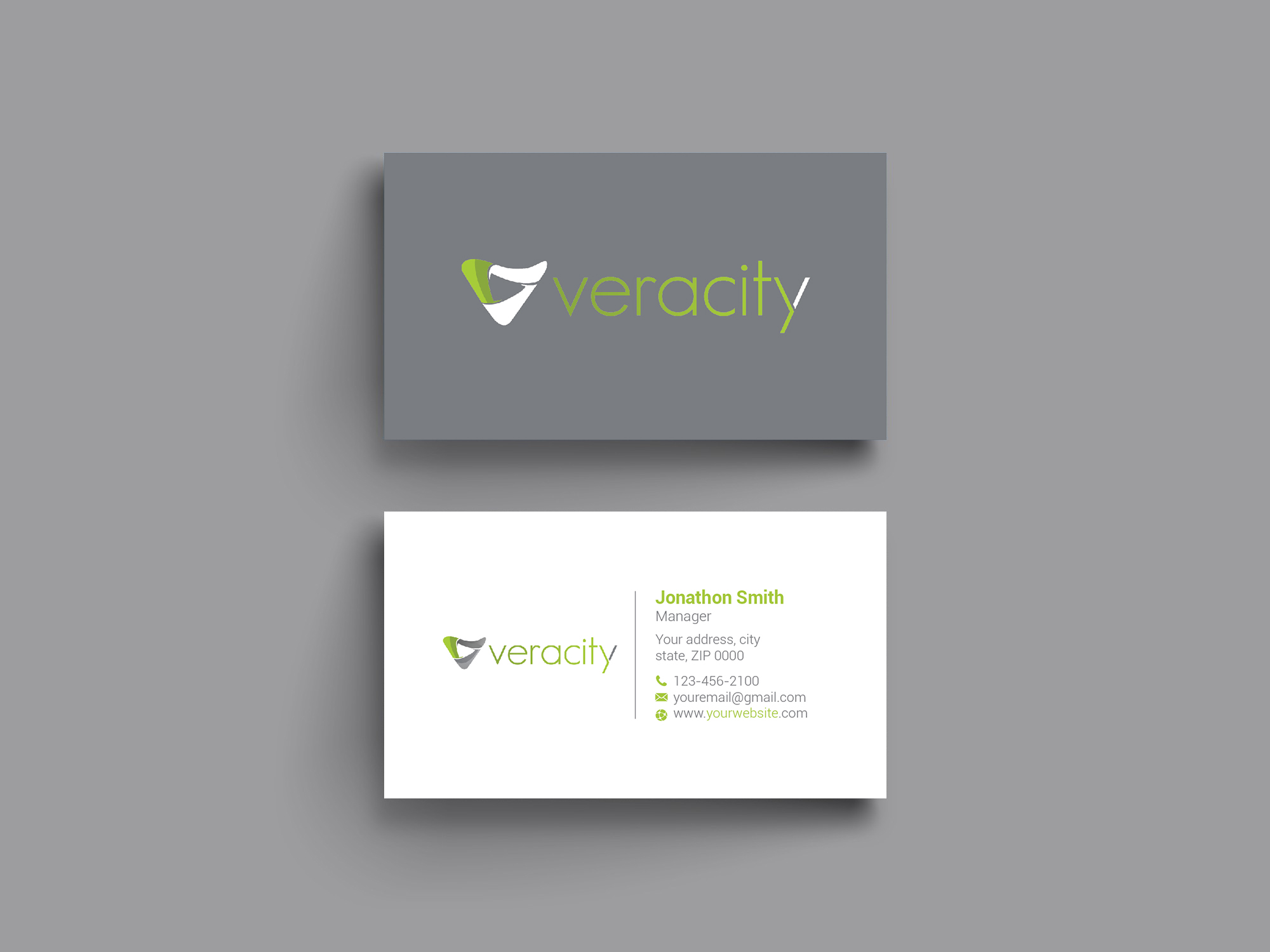 Design de Carte de Visite par Imagine design000 pour veracity | Design #23419412