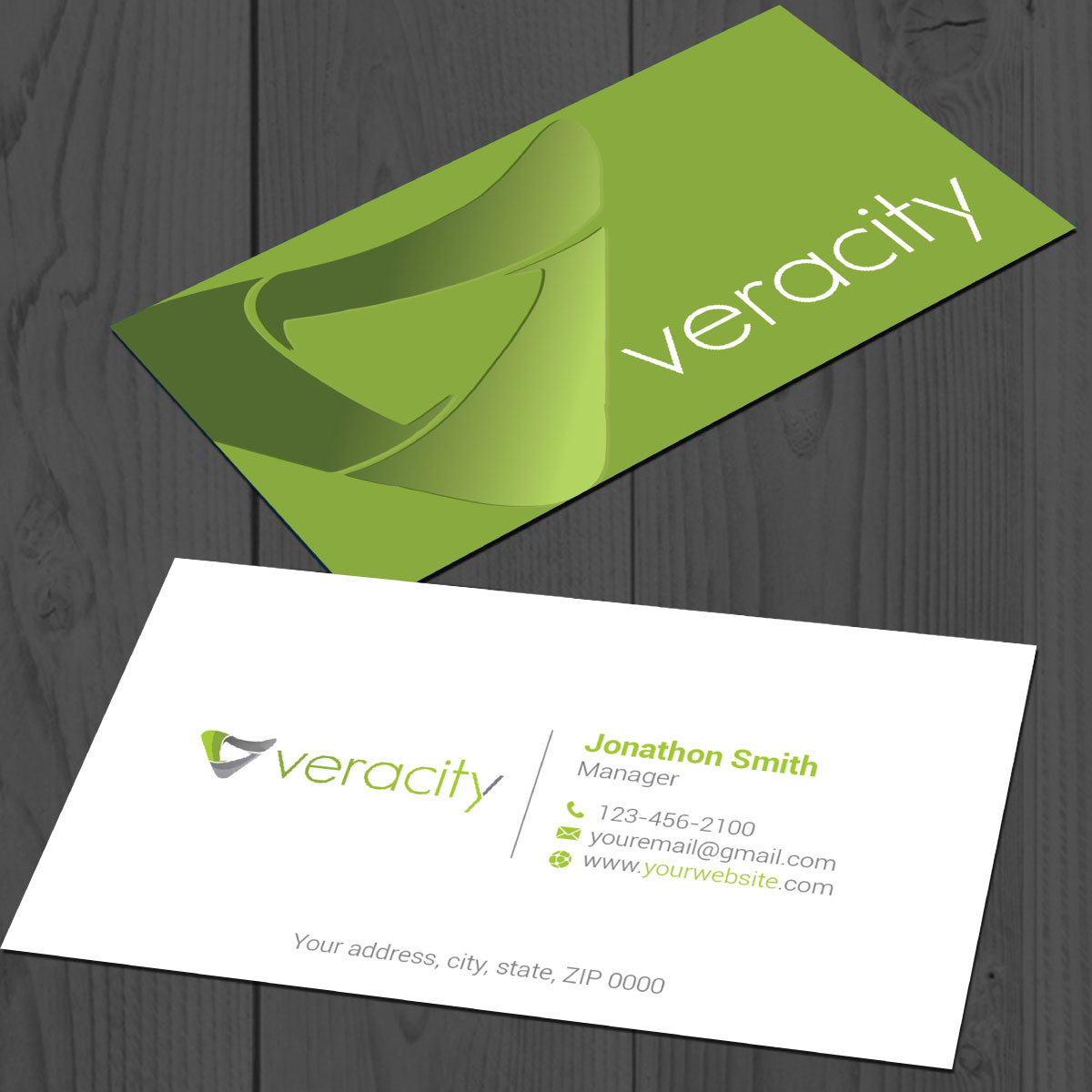 Design de Carte de Visite par Imagine design000 pour veracity | Design #23419454