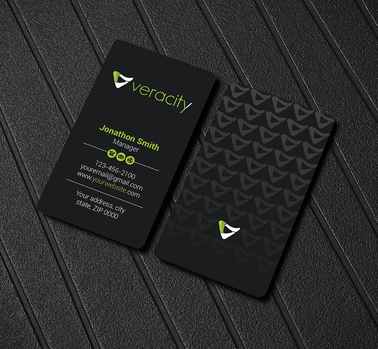 Business Card Design by Imagine design000 for veracity | Design #23420927