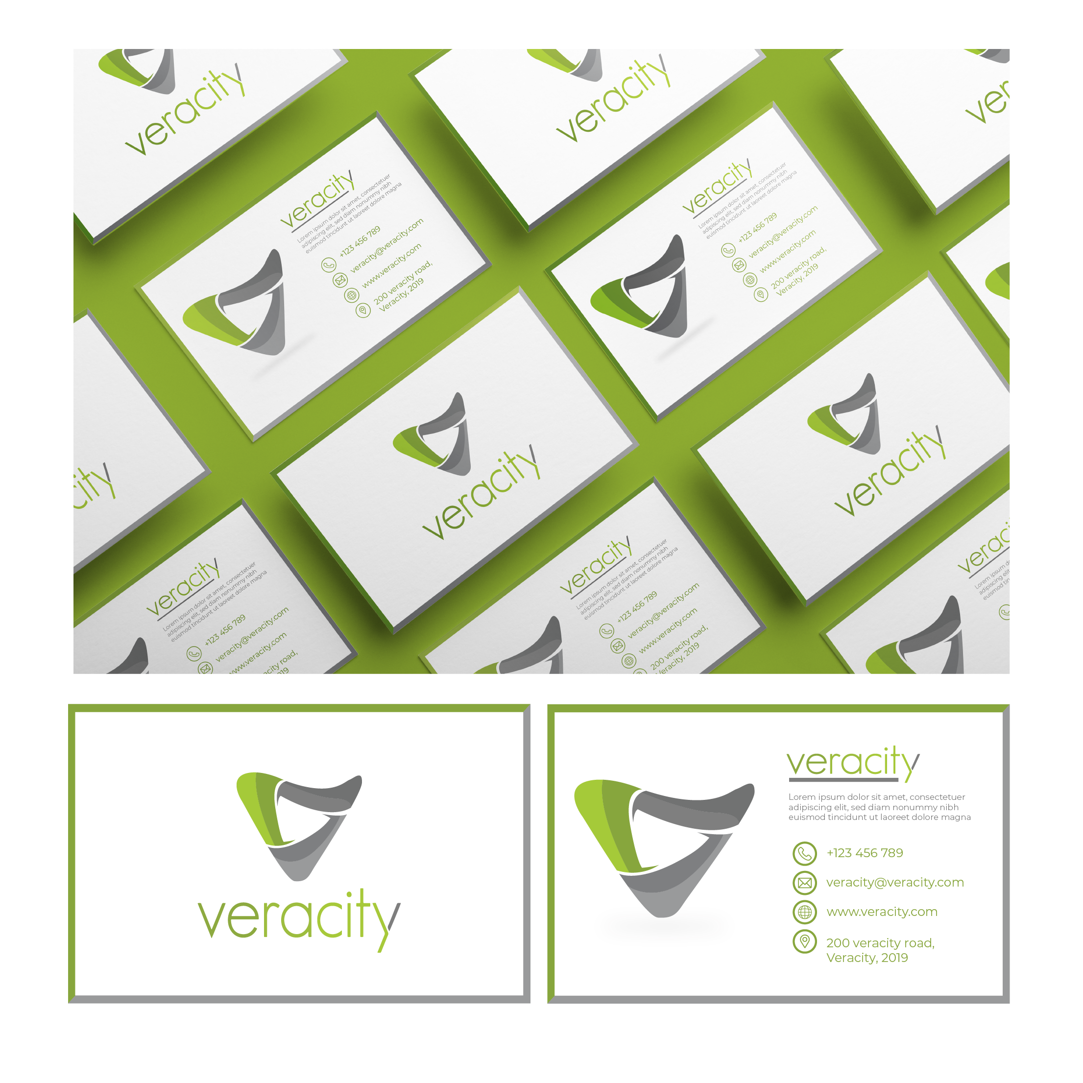 Diseño de Tarjeta de Presentación por bayukrisna para veracity | Diseño #23426103